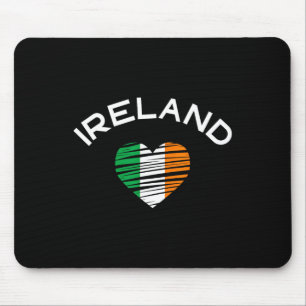 Irland Herz St Patricks Stolze Irische Flagge Wurz Mousepad