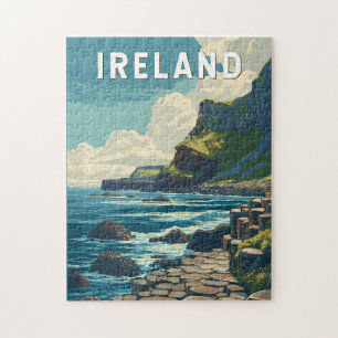 Irland Illustration Reise Kunst Vintage