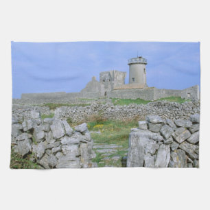Irland, Inishmore, Aran Insel, Dun Aengus Fort Geschirrtuch