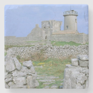 Irland, Inishmore, Aran Insel, Dun Aengus Fort Steinuntersetzer
