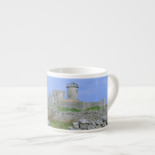 Irland, Inishmore, Aran Island, Dun Aengus Fort Espressotasse