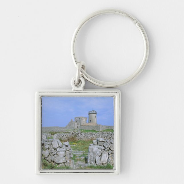 Irland, Inishmore, Aran Island, Dun Aengus Fort Schlüsselanhänger (Vorne)