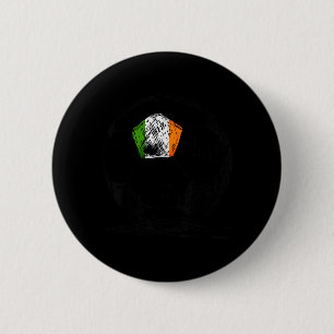 Irland Irisch Eire Flagge Design auf Fußball Button