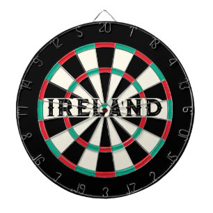 IRLAND-IRISCHES altes klassisches Design Dartscheibe