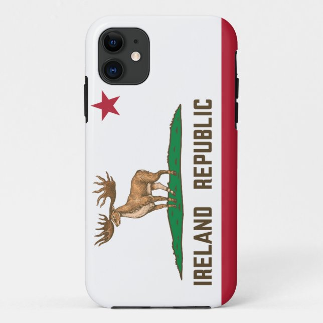 Irland Irish Elk Flag Giant Deer Case-Mate iPhone Hülle (Rückseite)