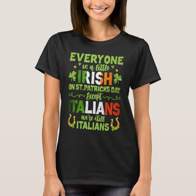 Irland Irish Flag Kleeblatt Ireland St Patricks Da T-Shirt (Vorderseite)