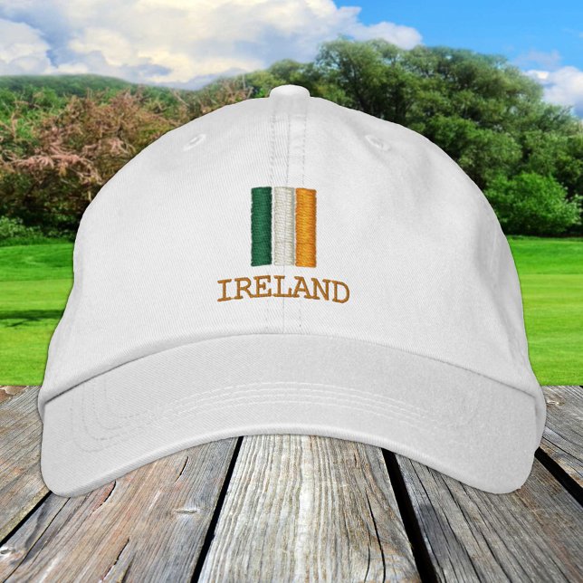 Irland & Irish Flag Mode / Irish Patriots Bestickte Baseballkappe (Von Creator hochgeladen)