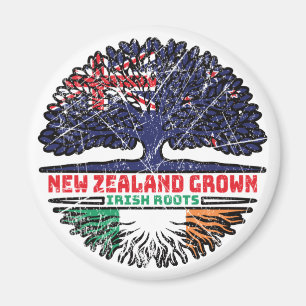 Irland Irish New Zealander New Zealand Treots Magnet