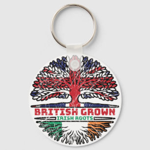 Irland Irish UK Vereinigtes Königreich British Tre Schlüsselanhänger