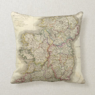 Irland-Karte Kissen