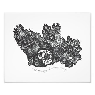 Irland Karte Original-Druckdesign Fotodruck