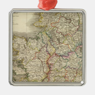 Irland-Karte Ornament Aus Metall