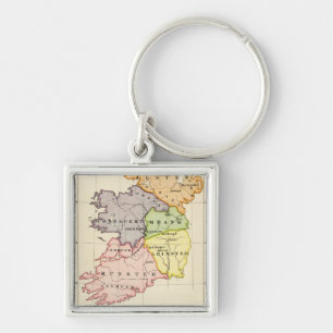 Irland-Karte Schlüsselanhänger