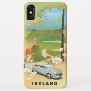 Irland Karte Vintage-Reiseplakat Case-Mate iPhone Hülle