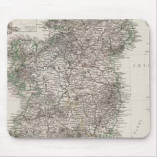 Irland Karte von Stieler Mousepad