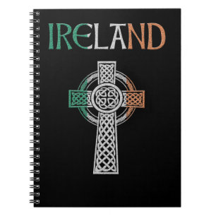 Irland keltisches Kreuz Notizbuch Notizblock