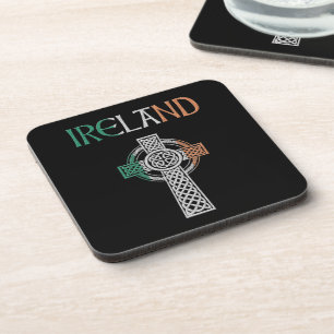 Irland Keltisches Kreuz Untersetzer