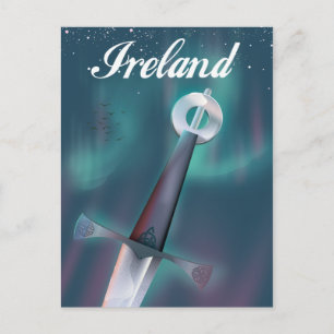 Irland keltisches Schwert Postkarte