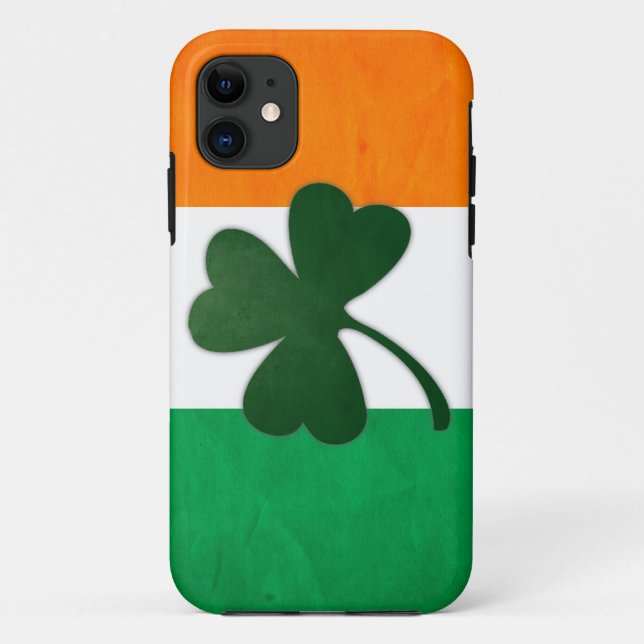 Irland-Kleeblatt Case-Mate iPhone Hülle (Rückseite)