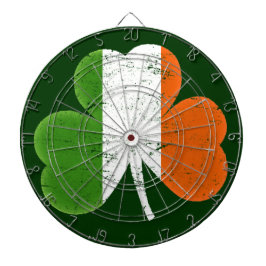 Irland-Kleeblatt Dartscheibe