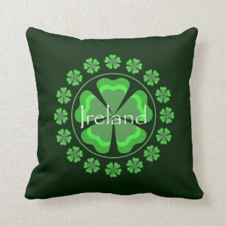 Irland-Kleeblatt-Kissen Kissen