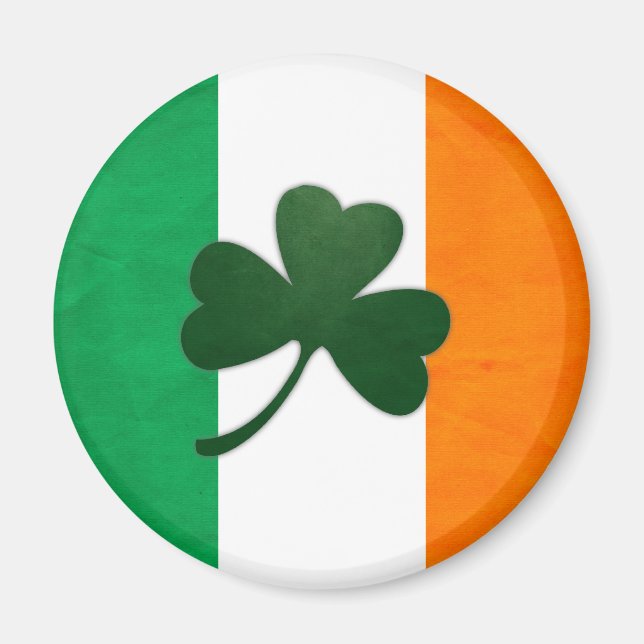 Irland Kleeblatt Magnet (Vorne)