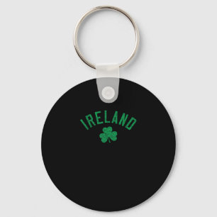 Irland Kleeblatt mit angebrochenem Text Schlüsselanhänger