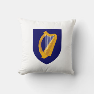 Irland Landeswappen Symbol Emblem Lyra Lira Kissen