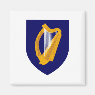 Irland Landeswappen Symbol Emblem Lyra Lira Magnet