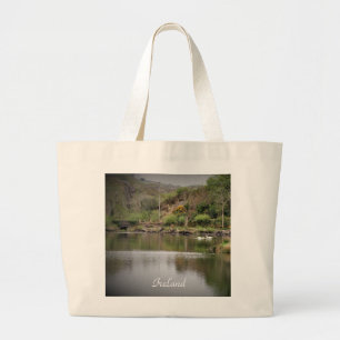 Irland, Landkreis Cork, Lake, Swans, Fotografie Jumbo Stoffbeutel