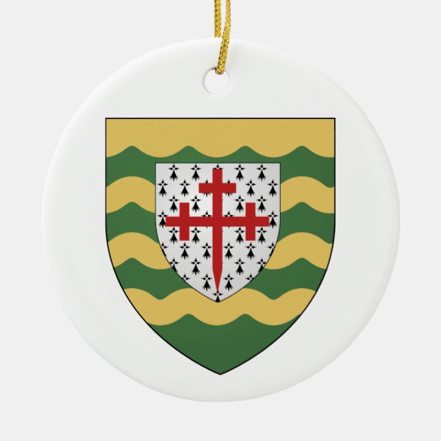 Irland Landkreis Donegal Keramik Weihnachtsschmuck (Vorne)