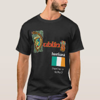 Irland-Landkreis-Dublin-Dunkelheits-T-Shirt