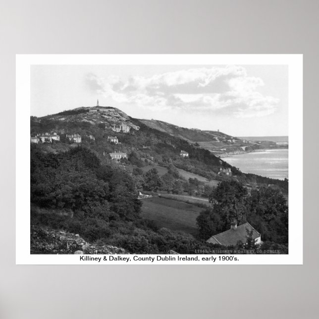 Irland, Landkreis Dublin, Killiney & Dalkey Poster (Vorne)