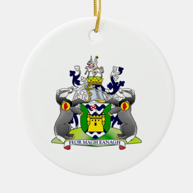 Irland Landkreis Fermanagh Weihnachtsschmuck (Vorne)