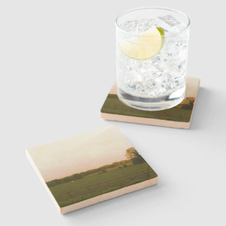 Irland-Landschaftssandstein Steinuntersetzer