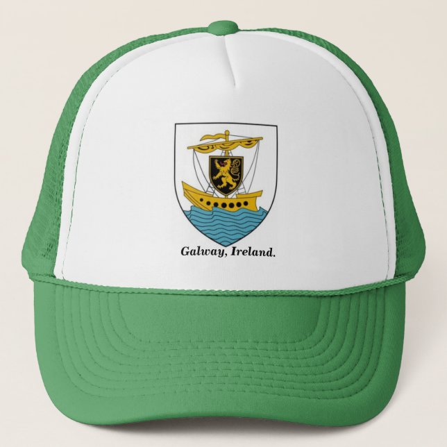 Irland LKWs für das Wappen Galway Truckerkappe (Vorderseite)