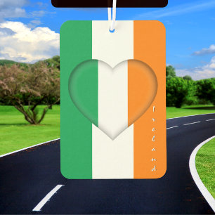 Irland Lufterfrischer, patriotisches Herz, irische Autolufterfrischer