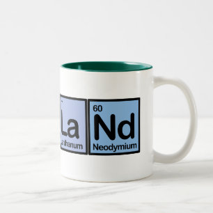 Irland machte von den Elementen Zweifarbige Tasse
