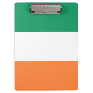 Irland Nationalflagge, Irischer Standard, Banner Klemmbrett