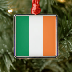 Irland Nationalflagge, Irischer Standard, Banner Ornament Aus Metall