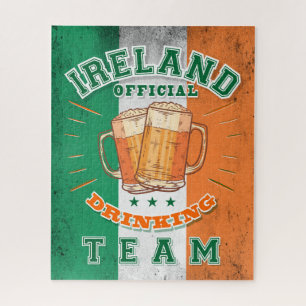 Irland Offiziell Drinking Team. Schönes Bier