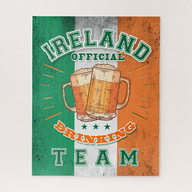 Irland Offiziell Drinking Team. Schönes Bier (Vertikal)