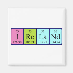 Irland Periodenmagnet Magnet