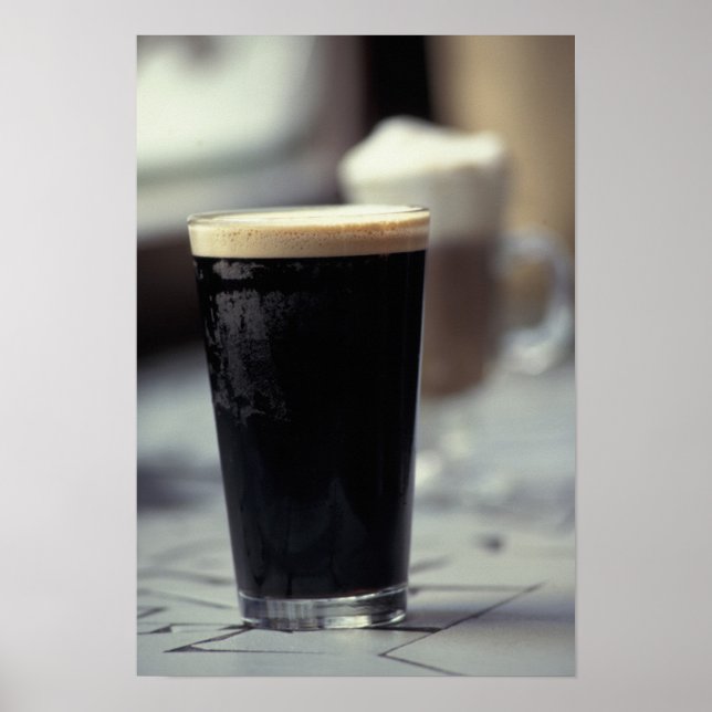 Irland. Pint of stout. Poster (Vorne)