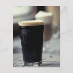 Irland. Pint Stout. Postkarte