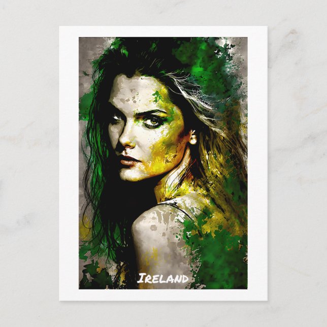 Irland Postcard - Welt der Frauen-Sammlung Postkarte (Vorderseite)
