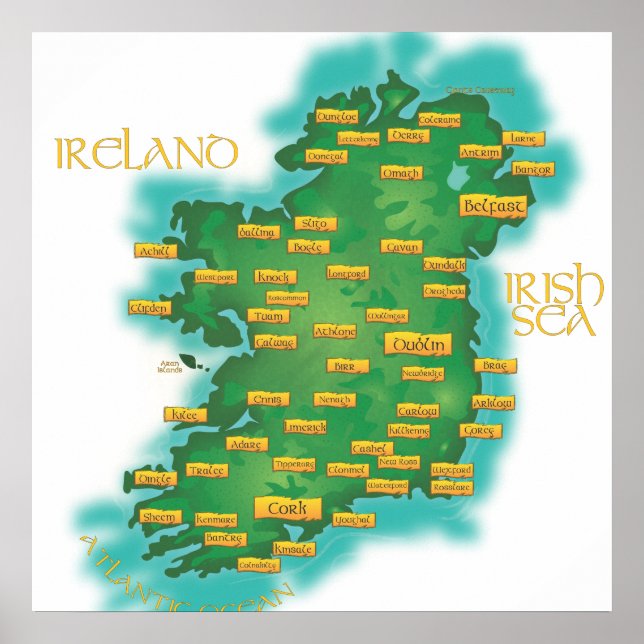 Irland Poster (Vorne)