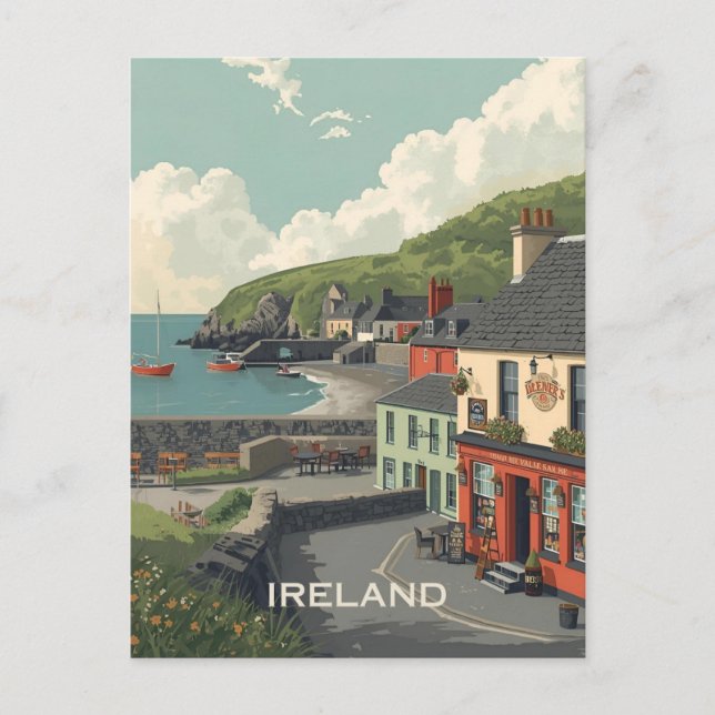 Irland Postkarte (Vorderseite)