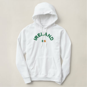 Irland-Pullover Hoodie - gekommen auf Irland! Bestickter Hoodie