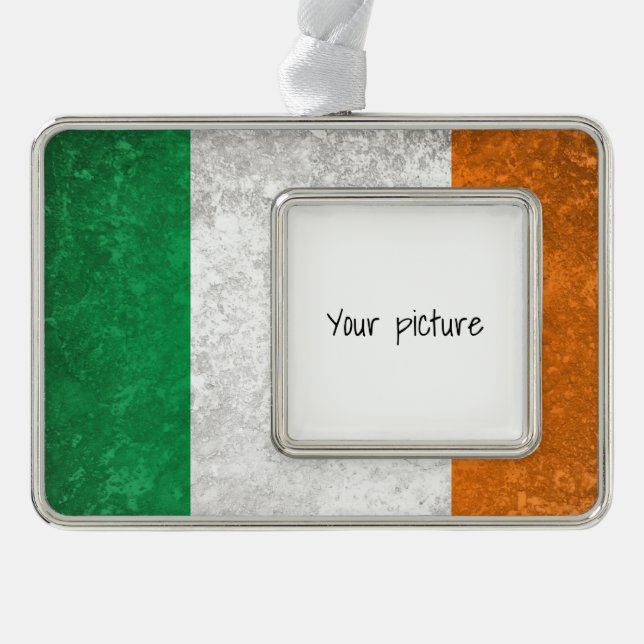 Irland Rahmen-Ornament Silber (Vorderseite)